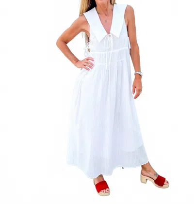 Thml Sunday Stroll Midi Dress In White