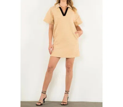 Thml Textured Beige Dress