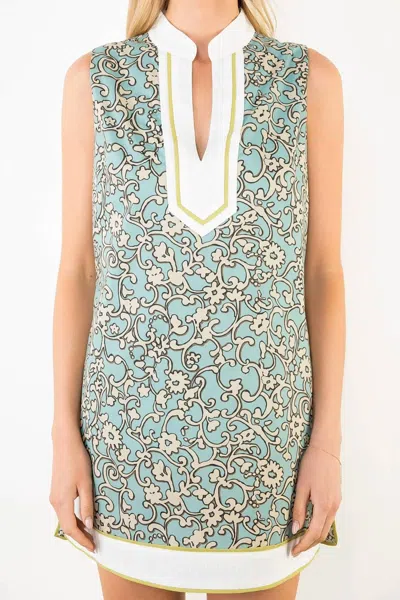 Thml Thea Split Mini Dress In Green