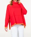 Thml Turtleneck Knit Sweater In Red
