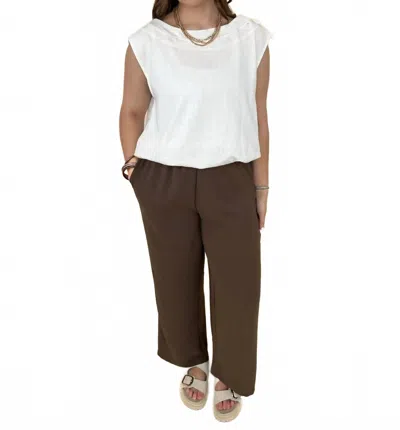 Thml Valoria Sleeveless Ruffle Top In White