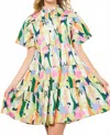 Thml Watercolor Dress In Multicolor In Multi