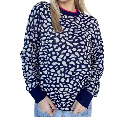 Thml Wild Night Sweater In Multi In Blue