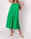 Thml Willow Sleeveless Midi Dress In Green