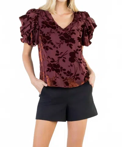 Thml Women's Maribel Top In Red In Multi