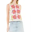Thml Women's Posy Patch Top In Multi In White