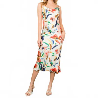 Thml Women's Tie Strap Midi Dress In Multicolor