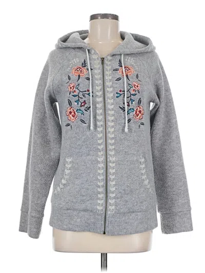 Pre-owned Thml Zip Up Hoodie In Gray