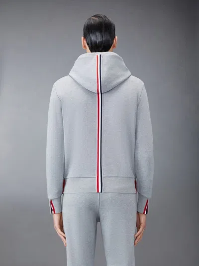 Pre-owned Thom Browne - Classic Loopback Stripe Hoodie In White
