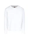 Thom Browne Tricolour Stripe Sweatshirt In White