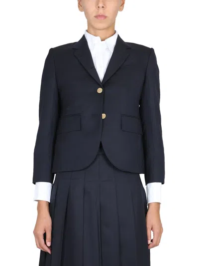 Thom Browne 100% Wool Jackets In Blue