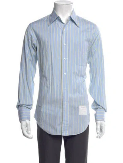 Pre-owned Thom Browne 2000's X Ron Herman Shirt In Blue