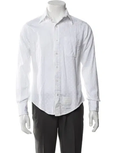 Pre-owned Thom Browne 2008 X Bergdorf Goodman Dress Shirt In White
