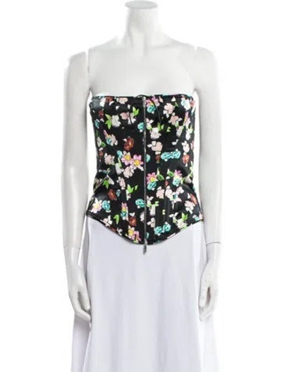 Pre-owned Thom Browne 2015 Corset Crop Top In Black