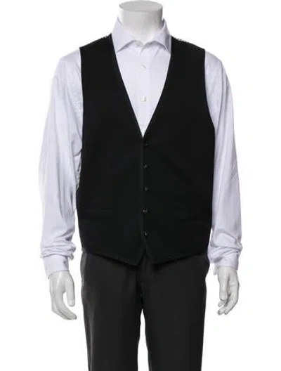 Pre-owned Thom Browne 2017 Wool Suit Vest In Black