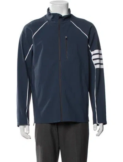 Pre-owned Thom Browne 2021 Jacket In Blue