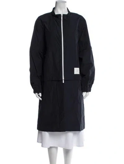 Pre-owned Thom Browne 2022 Coat In Blue