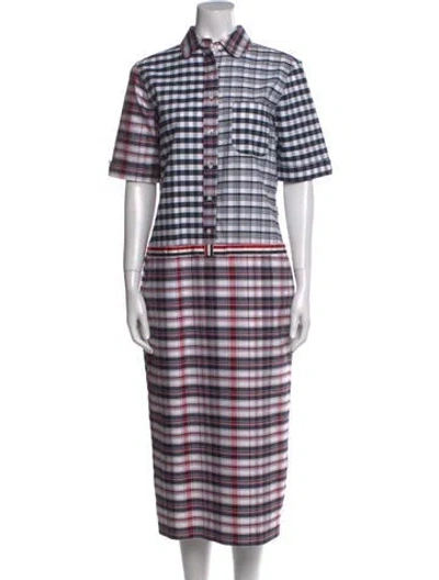 Pre-owned Thom Browne 2022 Midi Length Dress In Multi