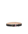 Thom Browne 35 Rwb-loop Belt In Black