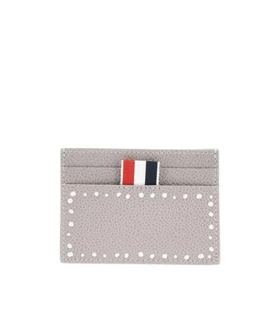 THOM BROWNE 3D-DETAILING LEATHER CARD HOLDER