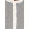 Thom Browne 4- Bar Wool Cardigan Women In Gray