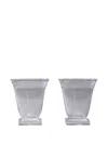 Thom Browne 4-bar Baccarat Yacht N.2 Glasses In Transparent