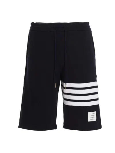 Thom Browne '4 Bar' Bermuda Shorts In Blue