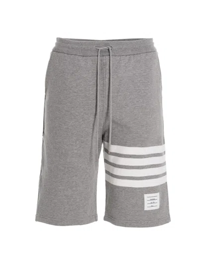 Thom Browne 4 Bar Bermuda Shorts In Gray