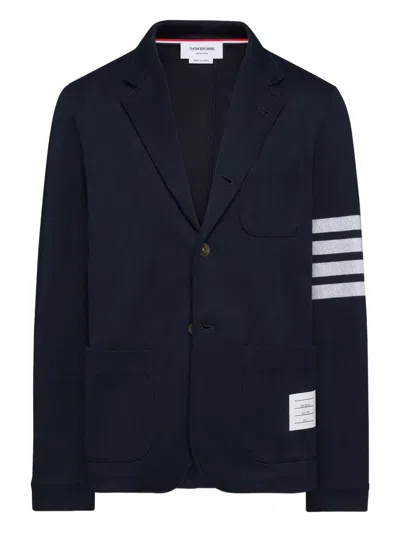 Thom Browne 4-bar Blazer In Blue