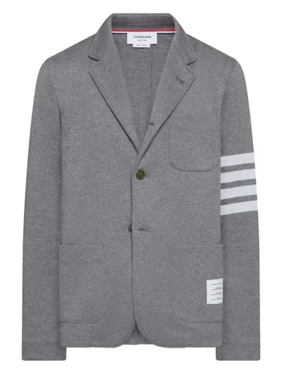 Thom Browne 4-bar Blazer In Gray