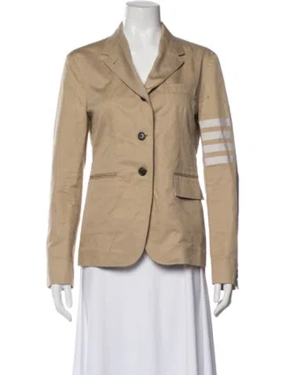 Pre-owned Thom Browne 4 Bar Blazer In Neutral