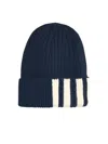 Thom Browne 4-bar Stripe Cashmere Beanie In Blue