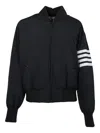 Thom Browne 4-bar Plain Weave Suiting Bomber Jacket