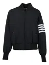 Thom Browne 4-bar Plain Weave Suiting Bomber Jacket
