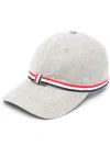 Thom Browne 4-bar Bow Baseball Cap Grey