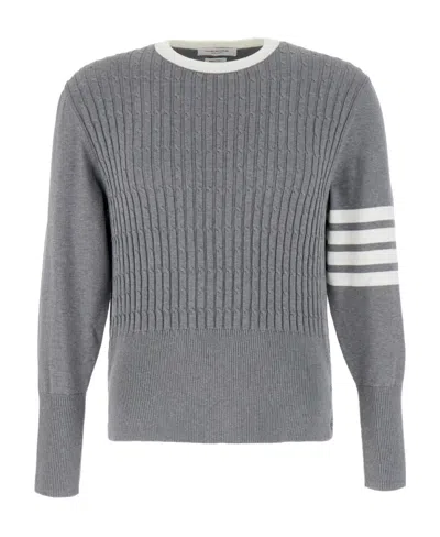 THOM BROWNE THOM BROWNE FOUR BARS KNITTED JUMPER