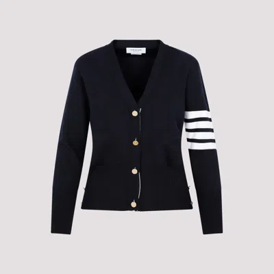 Thom Browne 4-bar Cardigan In Black