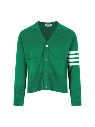 Thom Browne Cardigan In Green