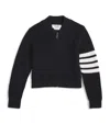 Thom Browne 4-bar Zip-up Cardigan In Navy
