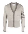 Thom Browne Beige Cashmere Clothing Sweaters In Multi
