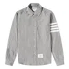 Thom Browne Chemise Ample En Coton In Grey