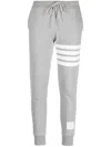 Thom Browne 4-bar Classic Cotton Sweatpants In Lt Grey