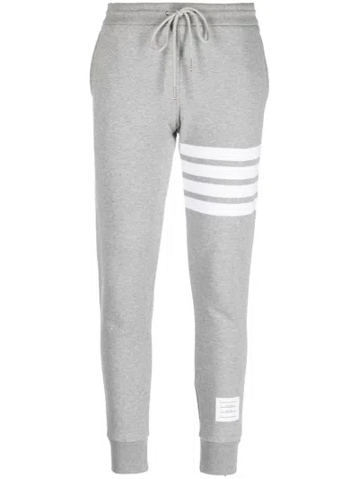 Thom Browne 4-bar Classic Cotton Sweatpants In Gray