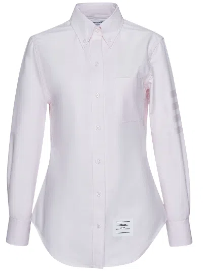 Thom Browne 4 Bar Classic Point Collar Shirt In Animal Print