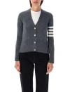 THOM BROWNE 4-BAR CLASSIC V-NECK CARDIGAN