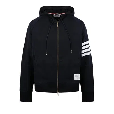 Pre-owned Thom Browne 4 Bar Classic Zip Up 'navy' | Blue | Men's Size 7