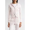 Thom Browne Cotton Hoodie With Drawstring Hood And Pockets In Pink