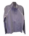 Thom Browne 4-bar Compression Zip Jacket In Grey Polyamide In Grey