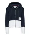 Thom Browne 4-bar Cotton Hoodie In Black