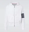 Thom Browne 4-bar Cotton Jersey Hoodie